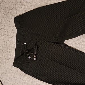George brand, 10 Average, Black pants, white pin stripes. EUC.